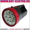 BUCURESTI Lanterna cu acumulator reincarcabil si 9 leduri superflux 55 lei